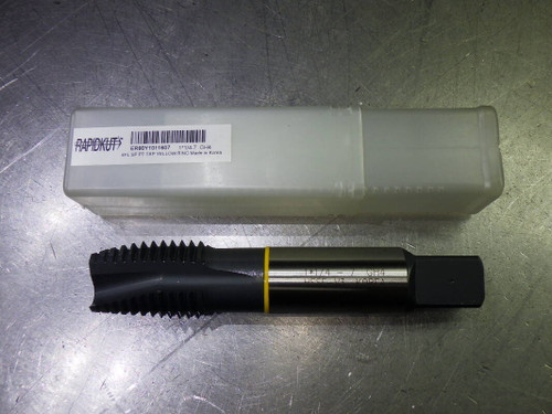RapidKut 1.25-7 GH4 4 Flute Spiral Point HSS Tap .762" SQ Shank ER08Y1011607 (LOC536)