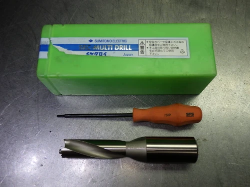 Sumitomo 23.81-24.8mm Coolant Thru Drill 32mm Shank SMDH240M (LOC536)