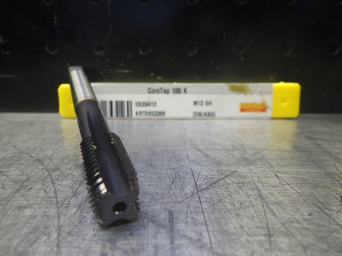 Sandvik M12 6H 4 Flute Straight Tap EB35M12 M12 6H (LOC535)