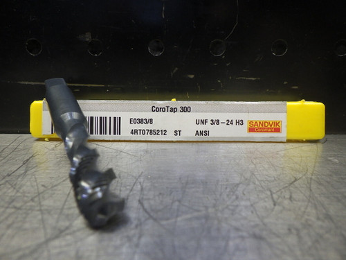 Sandvik 3/8"-24 UNF 3 Flute Spiral Tap E0383/8 UNF 3/8-24 H3 (LOC535)