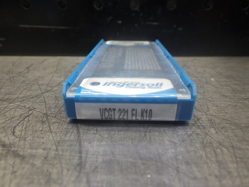 Ingersoll Carbide Inserts QTY10 VCGT 221FL K10 (LOC613B)