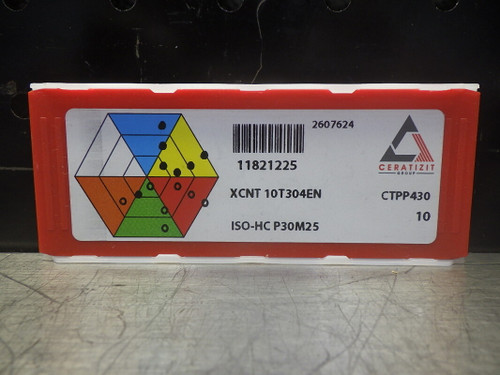 Ceratizit Carbide Inserts QTY10 XCNT 10T304EN CTPP430 (LOC268B)