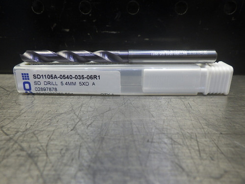 SECO 5.4mm Coolant Thru Carbide 5xD Drill SD1105A-0540-035-06R1 (LOC268B)