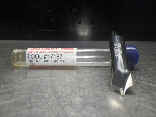 Harvey Tool 7/16" Carbide Double-End Endmill 7/16" Shank 17187 (LOC1968A)