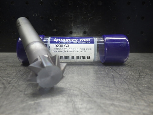 Harvey Tool 1" Carbide Double Angle Shank Cutter 4" Shank 19230-C3 (LOC1968A)