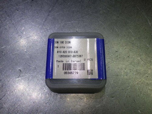 Iscar 18mm Carbide Drill Tip Inserts QTY2 IDN 180/IDN 0709 IC08 (LOC2418B)