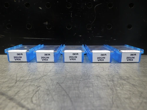 Vardex Carbide Inserts QTY10 3ER20UN VRX (LOC2698A)