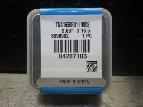 Ingersoll 16.5mm Carbide Drill Inserts QTY2 TNA1650R01 IN05S (LOC2718A)