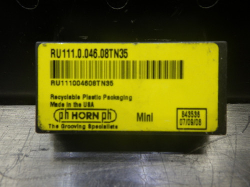 PH Horn Carbide Inserts QTY2 RU111.0.0.046.08TN35 (LOC2718A)