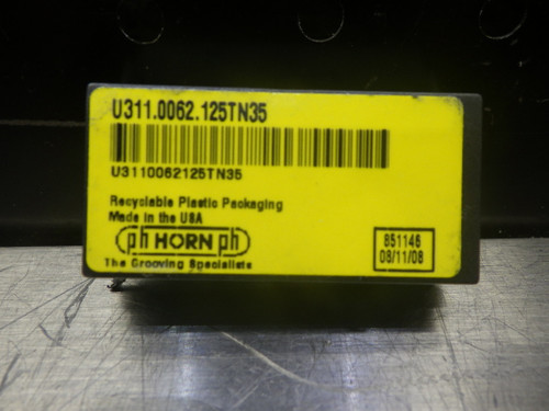 PH Horn Carbide Inserts QTY2 U311.0062.125TN35 (LOC2718A)