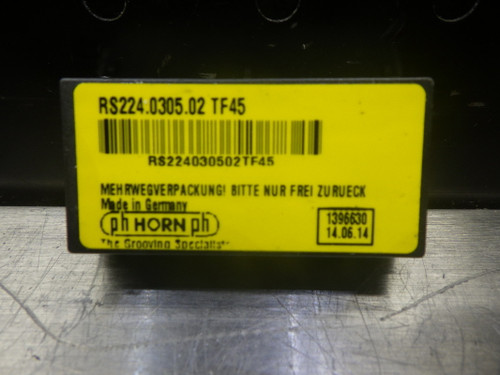 PH Horn Carbide Inserts QTY2 U311.0031.62 TN35 (LOC2718A)