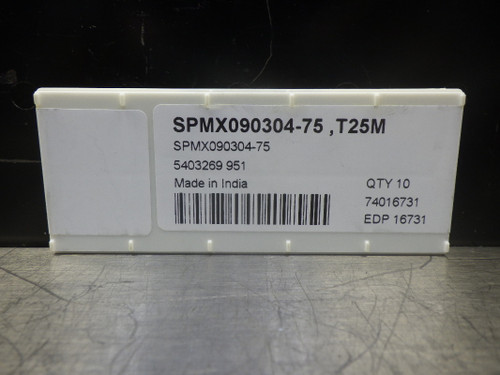 SECO Carbide Inserts QTY10 SPMX09304-75 T25M (LOC2464)