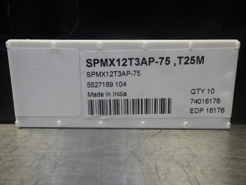 SECO Carbide Inserts QTY10 SPMX12T3AP-75 T25M (LOC2464)