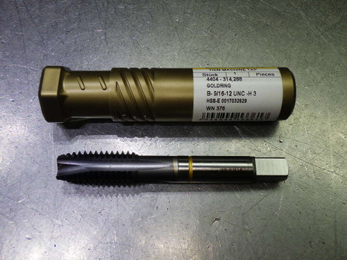 Guhring 9/16"-12 UNC H3 4 Flute HSS-E Spiral Point Tap 4404-314.288 (LOC2894B)
