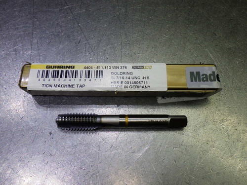 Guhring 7/16"-14 UNC 5H 3 Fute HSS Spiral Point Tap 4404-511.113 (LOC2894B)