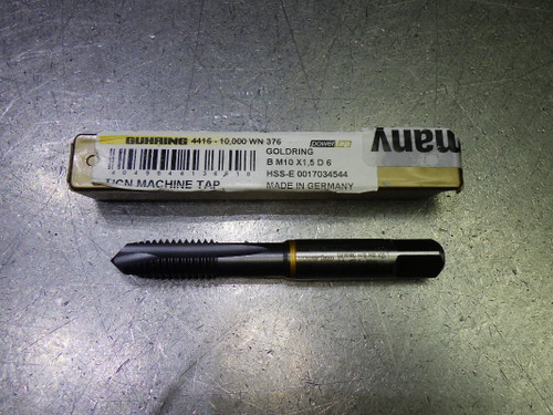 Guhring M10x1.5 D6 3 Flute Spiral Point HSS Tap 4416-10.000 (LOC3089B)