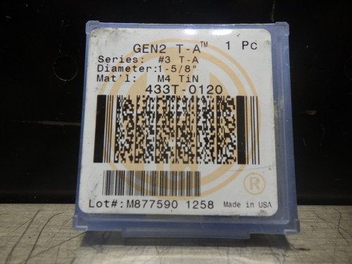 AMEC #3 T-A GEN2 1-5/8" HSS Drill Insert 433T-0120 (LOC2874B)