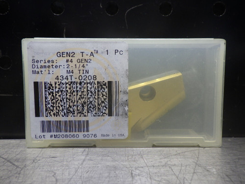 AMEC #4 T-A Gen2  2-1/4" HSS Spade Drill Insert 434T-0208 (LOC2722A)