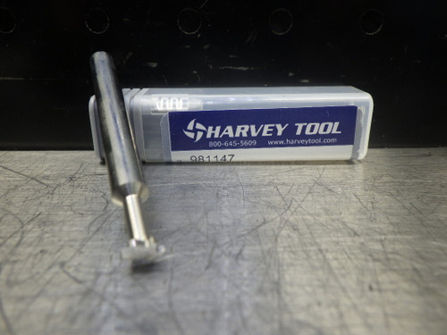 Harvey Tool 1/4" 6 Flute Carbide Keyseat Cutter 1/4" Shank 981147 (LOC2722A)