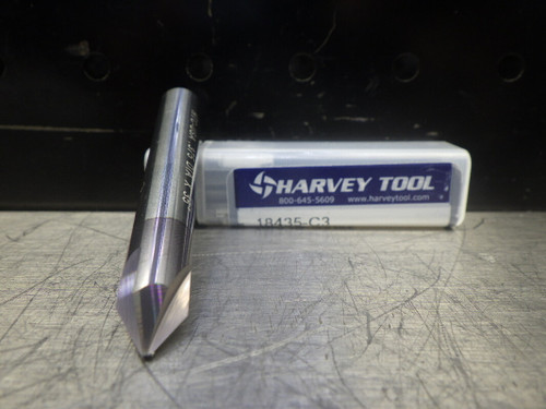 Harvey Tool 3/8" 3 Flute Chamfer Cutter 3/8" Shank 18435-C3 (LOC3060A)