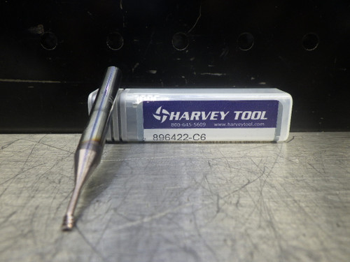 Harvey Tool 6-32  3 Flute carbide Threadmill 1/4" Shank 896422-C6 (LOC3060A)
