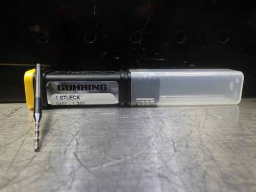 Guhring 1.35mm Carbide Drill 3mm Shank 6401-1,350 (LOC2980B)