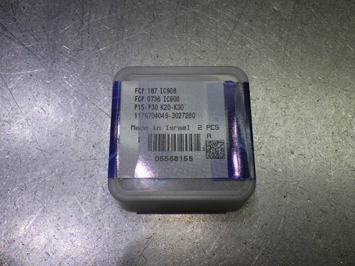 Iscar 18.7mm Crabide Drill Tip Inserts QTY2 FCP 187/FCP 0736 IC908 (LOC2754A)