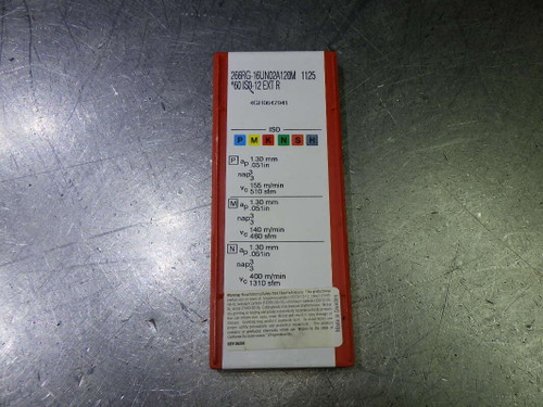 Sandvik Carbide Threading Inserts QTY10 266RG-16UN02A120M 1125 (LOC1632)
