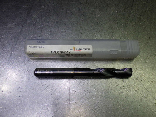 Walter 3/8" Coolant Thru 2xD Carbide Drill A6181TFT-3/8IN (LOC2892A)