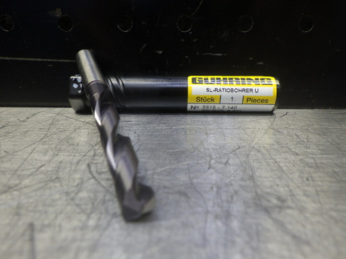 Guhring 9/32" Carbide Drill 8mm Shank 5515-7,140 (LOC2910B)
