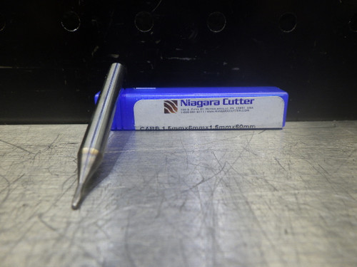 Niagara Cutter 1.5" Carbide 2 Flute Ball Endmill MEZ215M-015-G4-B.0-Z2 (LOC2963B)