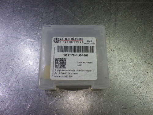 AMEC A 1.046" HSS Spade Drill Insert QTY1 1021T-1.0460 (LOC814)