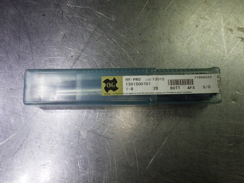 OSG 1-8 UNC HSS 4 Flute Spiral tap 13/16" Shank 1301500701 (LOC1139A)