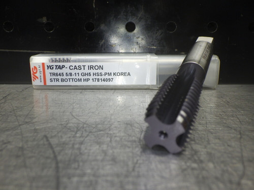 YG-1 TR645 5/8-11 GH5 HSS-PM 3 Flute Straight Tap 9MM Shank 17814097 (LOC1139A)