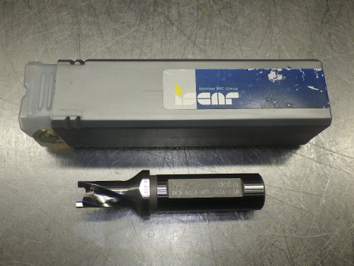 ISCAR .4530" -.4690" Indexable Drill 5/8" Shank DCN 0453-068-063A-1.5D (LOC2048B)
