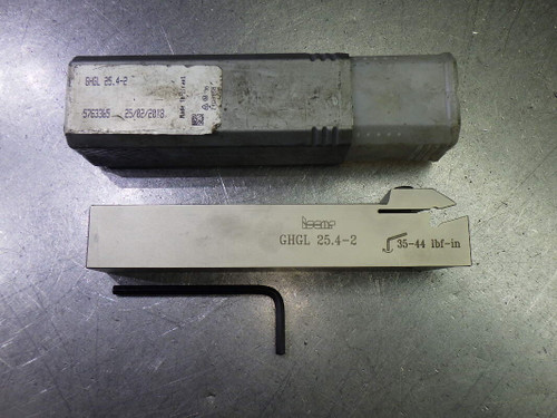 Iscar .016-.094" Grooving Lathe Tool Holder 1" Shank GHGL 25.4-2 (LOC18A)