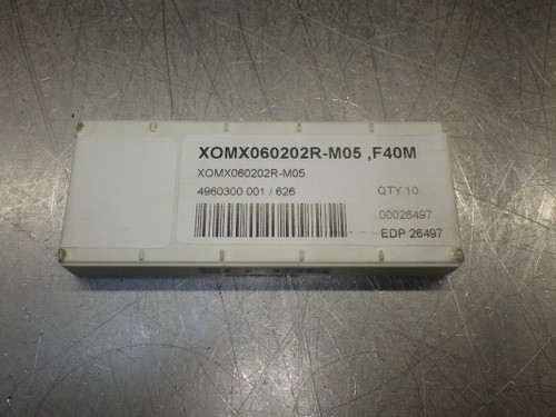 SECO Carbide Inserts QTY10 XOMX060202R-M05 F40M (LOC845)