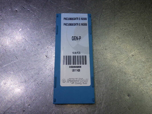 Ingersoll Carbide Milling Inserts QTY10 PNCU0805GNTR E IN2005 (LOC87)