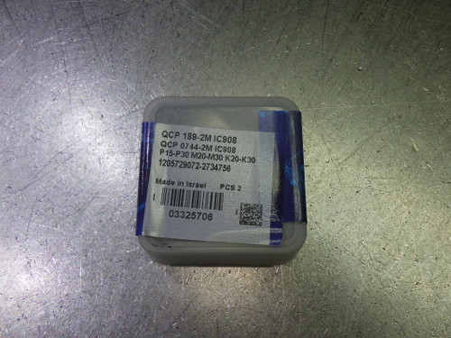 Iscar 18.9mm Carbide Drill Tip Inserts QTY2 QCP 189-2M/QCP 0744-2M IC908 (LOC59)
