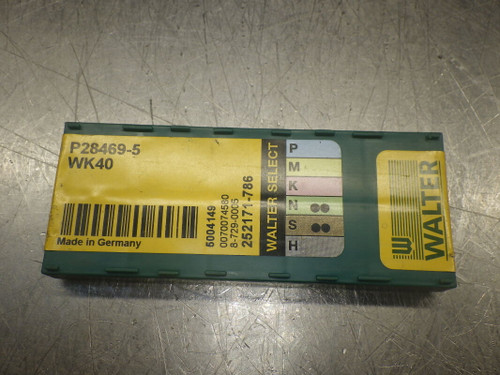 Walter Carbide Inserts QTY10 P28469-5 WK40 (LOC178B)