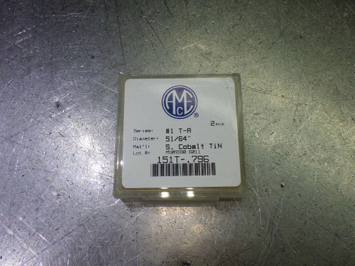 AMEC T-A #1 51/64" Super Cobalt Spade Drill Insert QTY2 151T-.796 (LOC1415A)