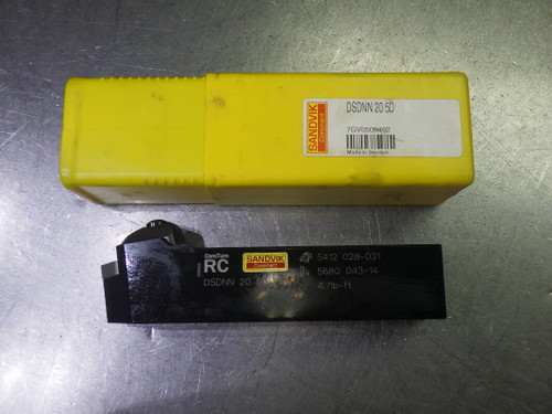 Sandvik Indexable Lathe Tool Holder 1.25" Shank DSDNN 20 5D (LOC980A)