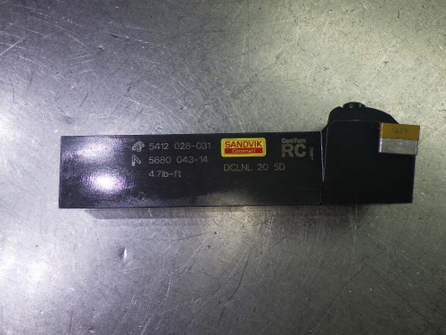 Sandvik Indexable Lathe Tool Holder 1.25" Shank DCLNL 20 5D (LOC980A)