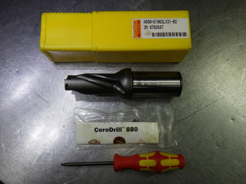 Sandvik 1.062" Coolant Thru Indexable Drill A880-D1062LX31-02 (LOC1127B)