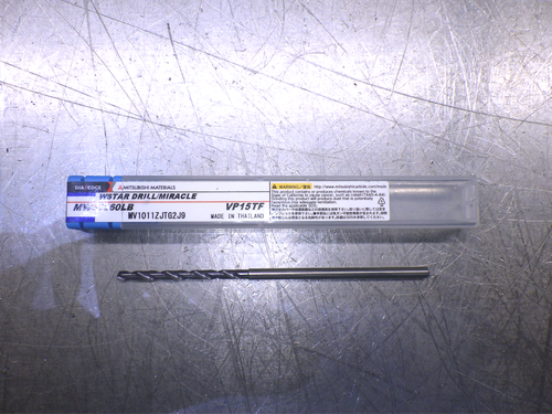 Mitsubishi 2.6mm 5xD Carbide Coolant Thru Drill 3mm Shank MWS0260LB VP15TF (LOC3634)
