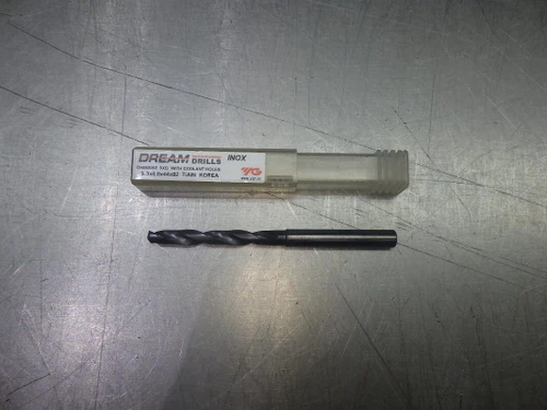 YG-1 5.3mm Carbide Jobber Length Drill 6mm Shank DH452053 (LOC1074B)