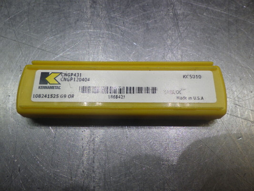 Kennametal Carbide Inserts QTY5 CNGP431 / CNGP12040 KC5010 (LOC1077)