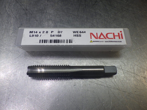 NACHI M14x2.0PD7 WE644 4 Flute HSS Straight Flute Tap 54168 (LOC1043A)