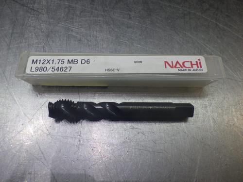 NACHI M12X1.75MBD6 3 Flute HSS Spiral Flute Tap 54627 (LOC1077A)