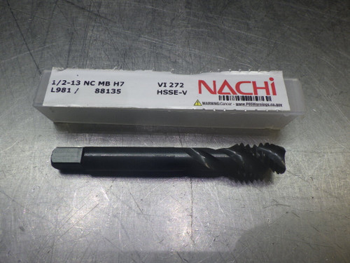 NACHI 1/2-13NCMBH7 VI272 3 Flute HSS Spiral Flute Tap 88135 (LOC1077A)